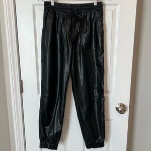 Blank NYC Women’s Faux Leather Joggers